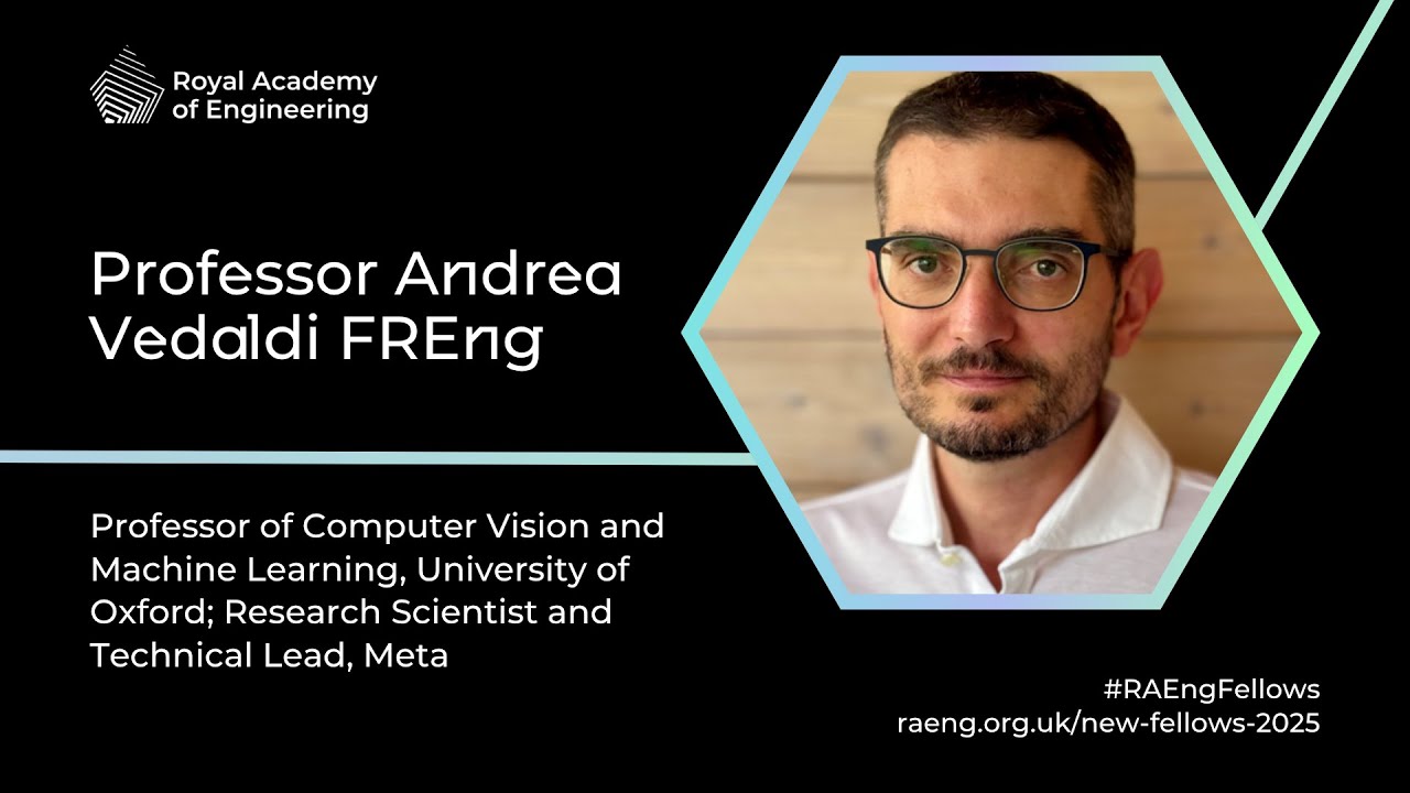 New Fellow 2025: Professor Andrea Vedaldi FREng