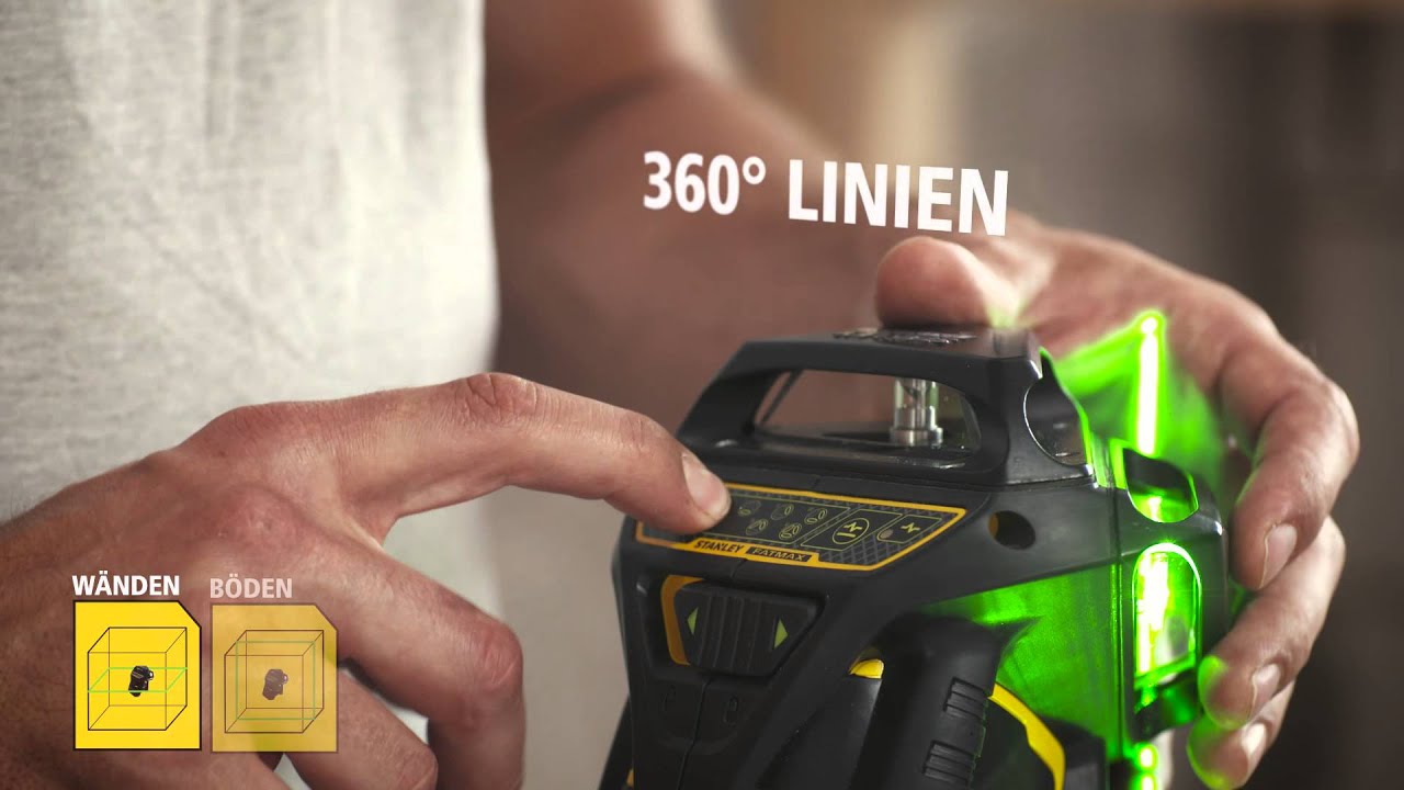 STANLEY FATMAX Grüner Laser X3G