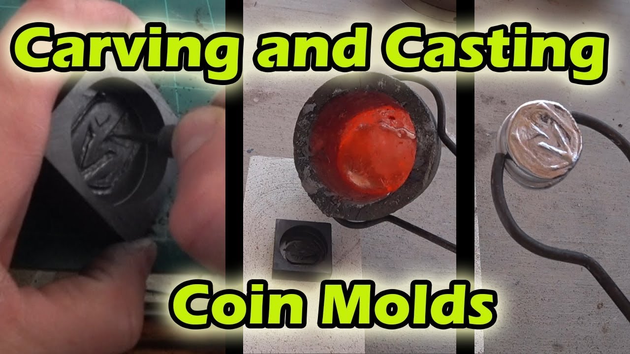 Carving and Casting Coin Molds By Hand