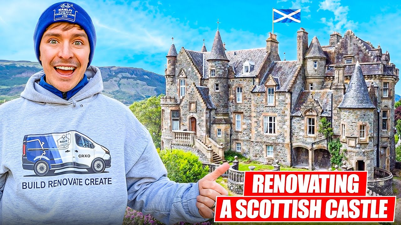 Framing in a 200 year old Scottish castle 