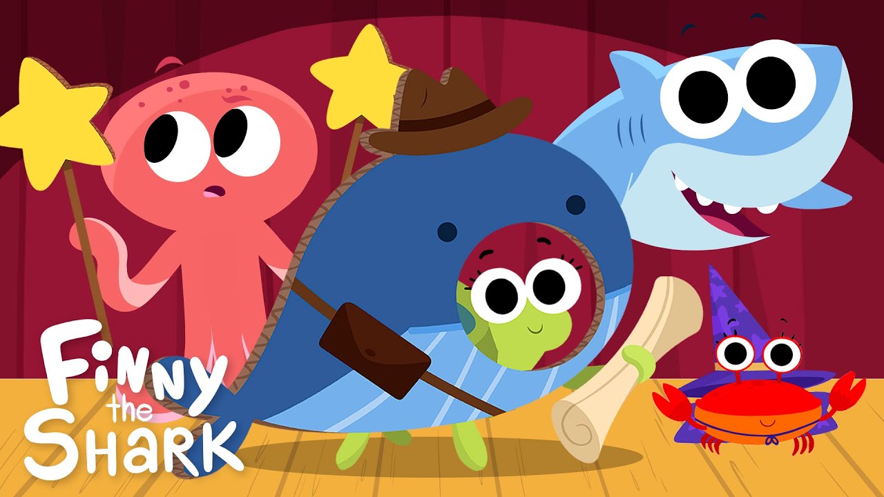The Show Must Go On | Finny The Shark | Cartoon For Kids