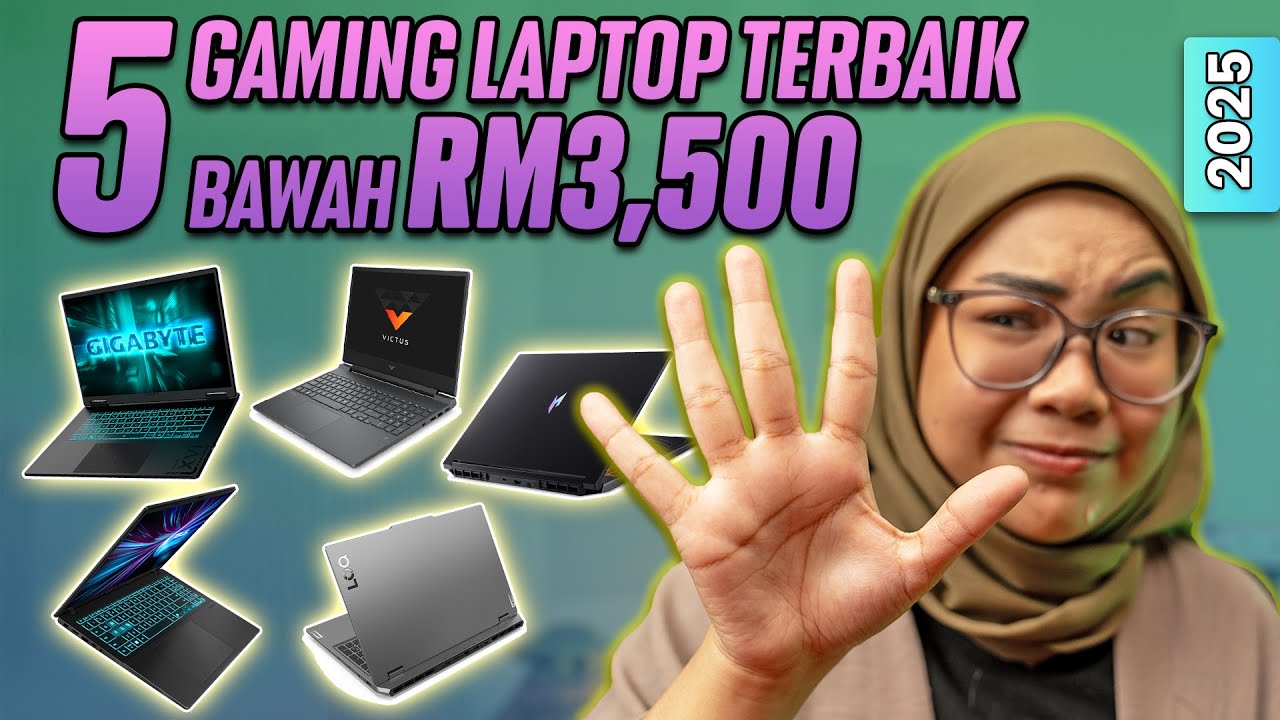 5 Gaming Laptop Terbaik Untuk Pelajar Uni Bawah RM3,500 (2025)