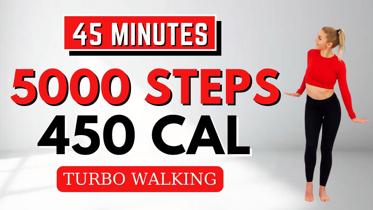 🔥5000 STEPS TURBO WALKING🔥FAST WALKING for WEIGHT LOSS🔥KNEE FRIENDLY🔥NO JUMPING🔥FAT BURNING CARDIO🔥