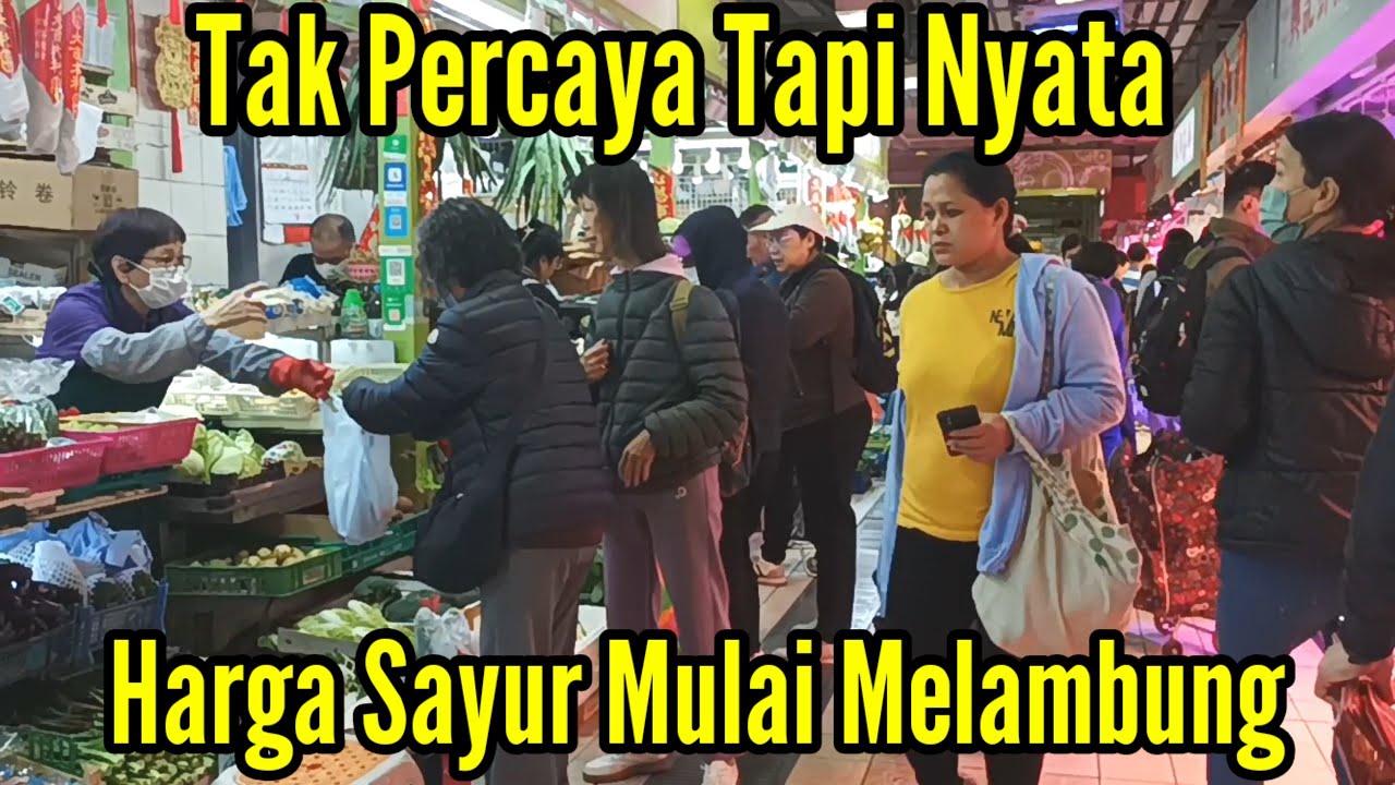Berubah drastis! Beginilah suasana pasar Hongkong sebelum imlek