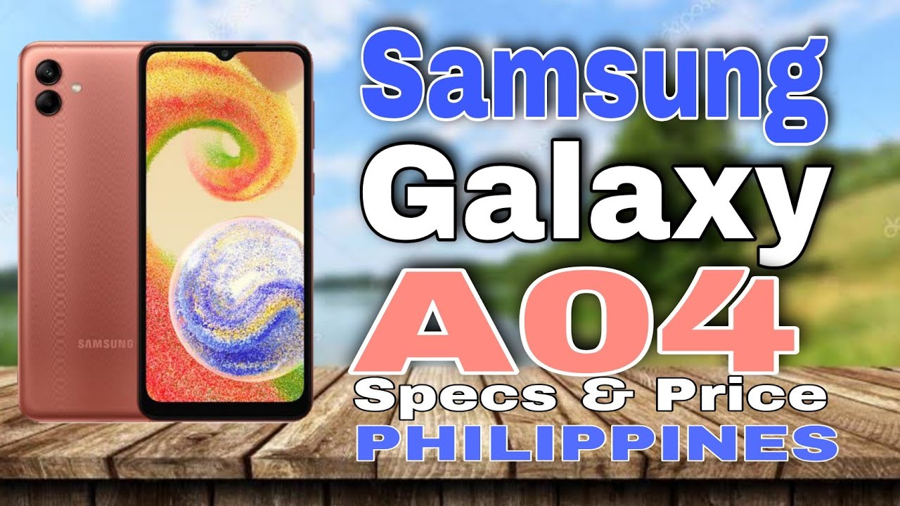Характеристики и цена Samsung Galaxy A04 на Филиппинах