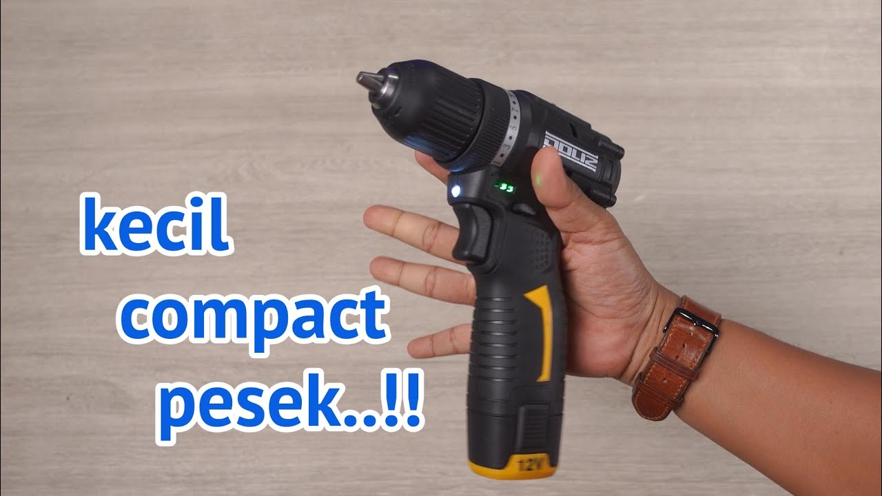 setelah sekian purnama nongol juga bor versi terbarunya!! - DOLIZ BD636 CORDLESS BRUSHLESS DRILL 12V