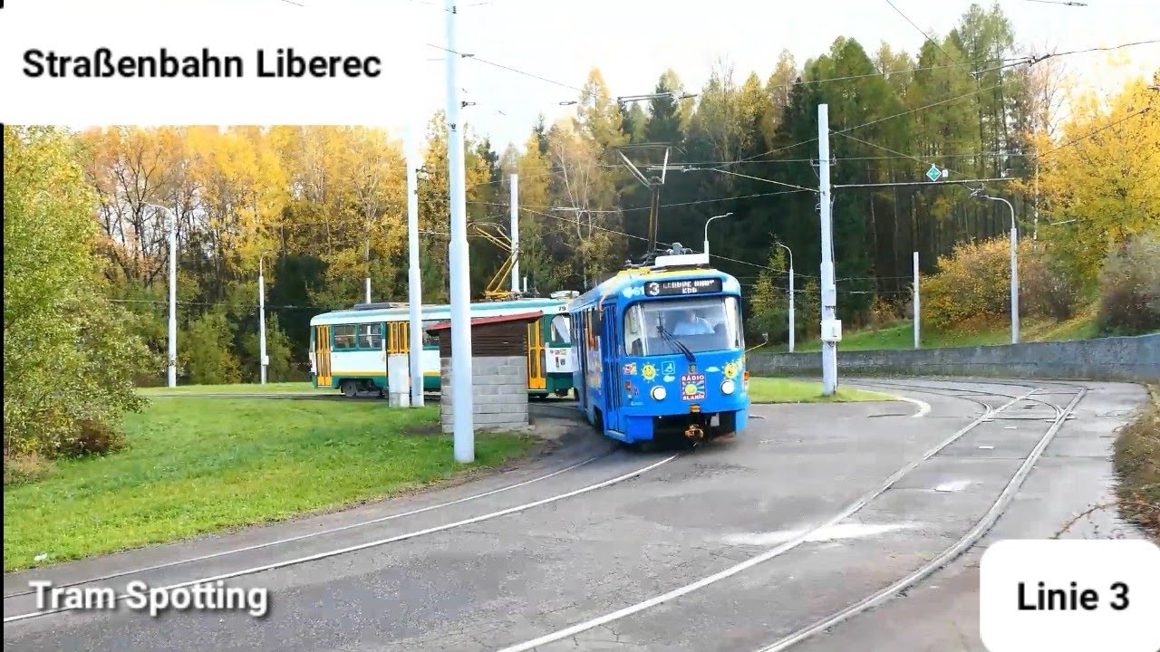 Tram Spotting: Straßenbahn Liberec Linie 3