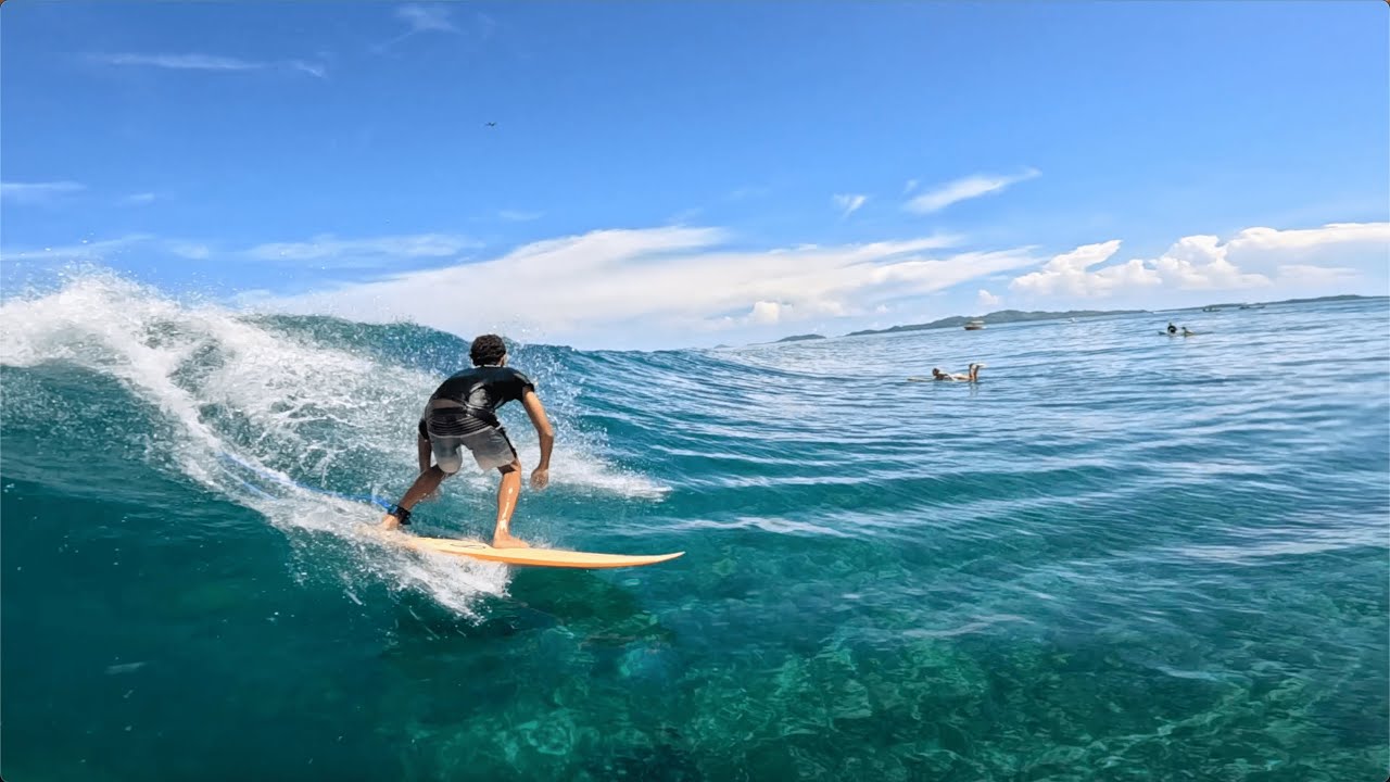 THE GLASSIEST WAVES I HAVE EVER SURFED! (POV SURF)