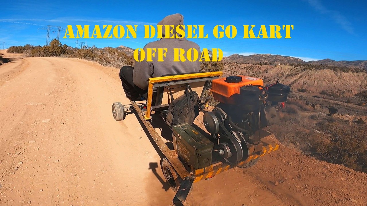 Off road Go Kart Ride. Amazon Diesel engine.