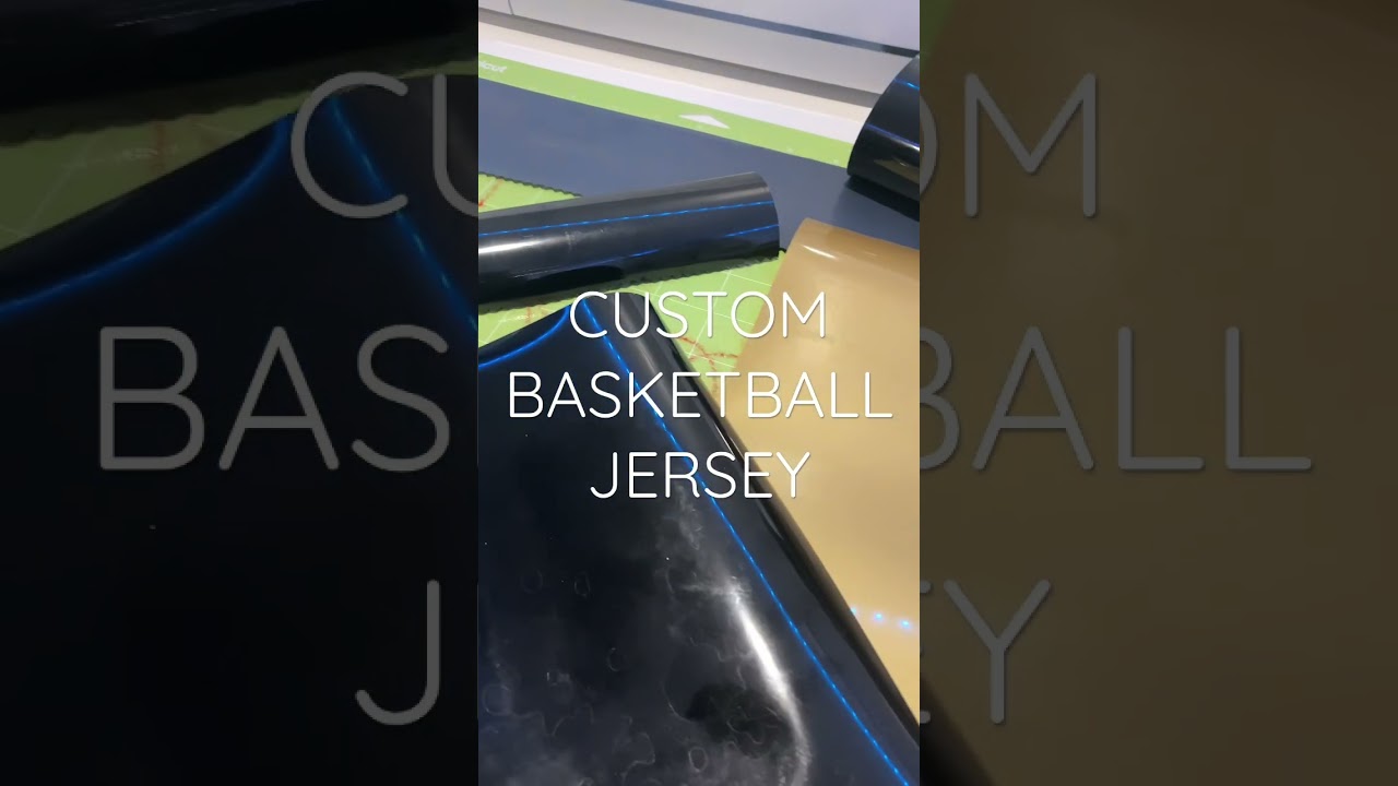 Custom Basketball Jersey. Using Cricut Maker. 