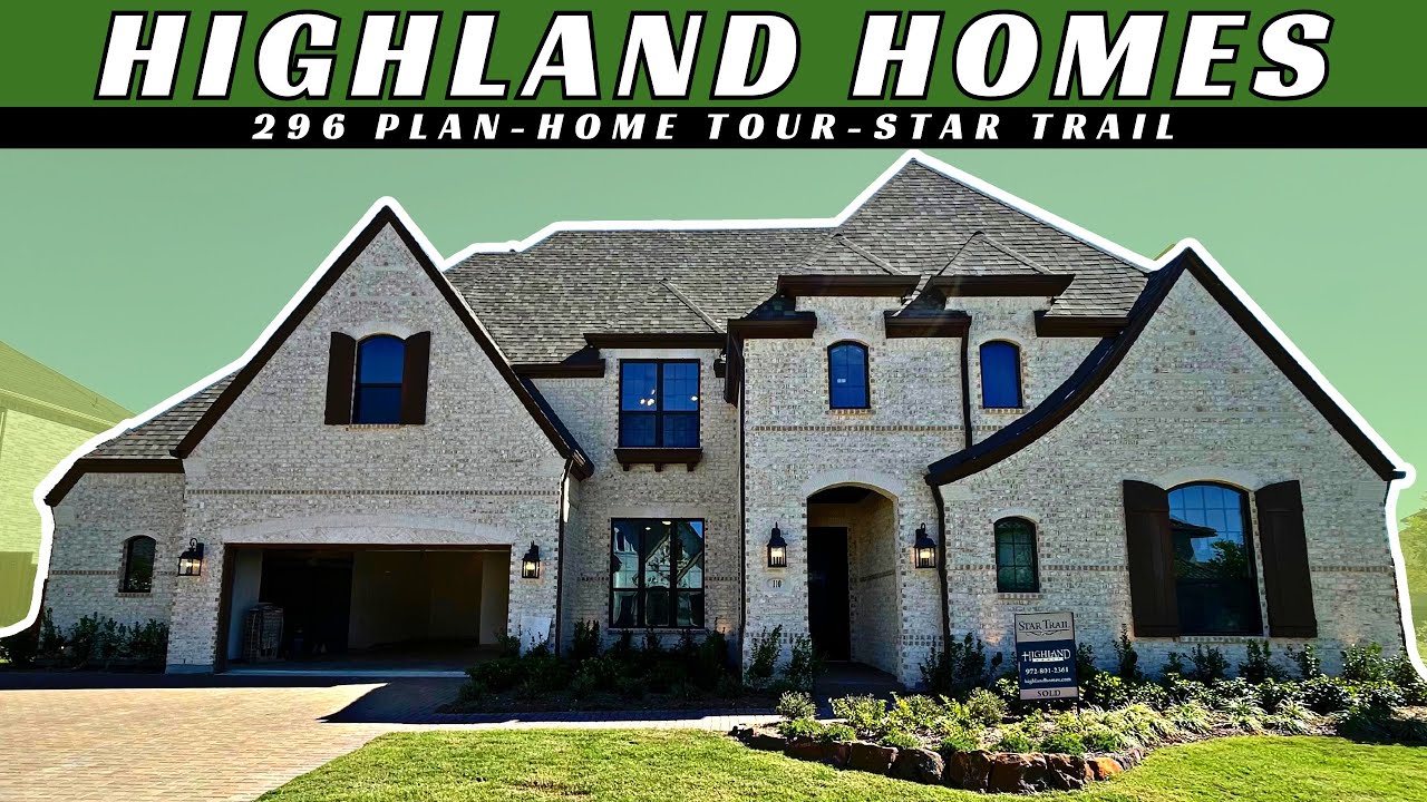 Highland Homes | 296 Plan | Home Tour | Star Trail | Prosper, TX