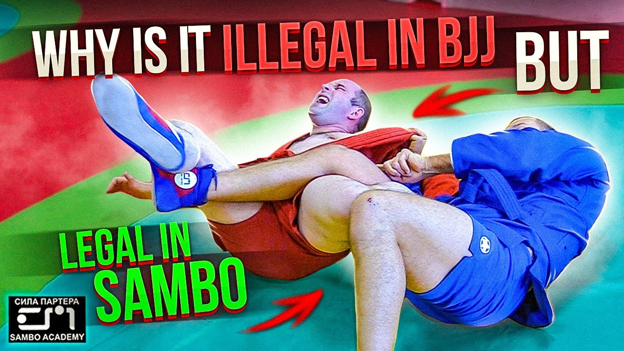 Hip knot after failed over the head throw. Allowed in sambo, prohibited in BJJ. Sambo academy