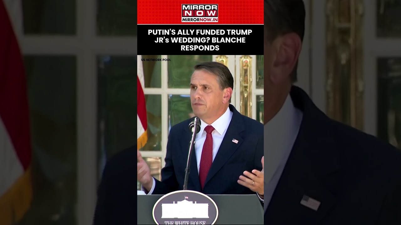 Putin's Ally Funded Trump Jr's Wedding? AG Todd Blanche Responds, Dismisses Allegation #shorts