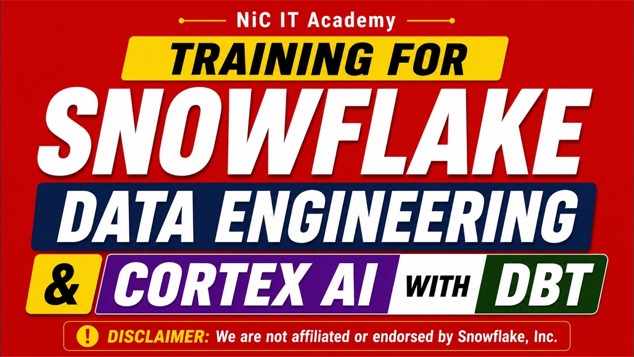 Training for Snowflake Data Engineering and Cortex AI with DBT