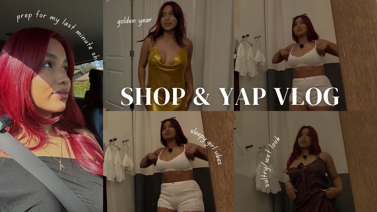 SHOP & YAP 🛍️ BIRTHDAY SHOOT OUTFIT + TRY ON ✨