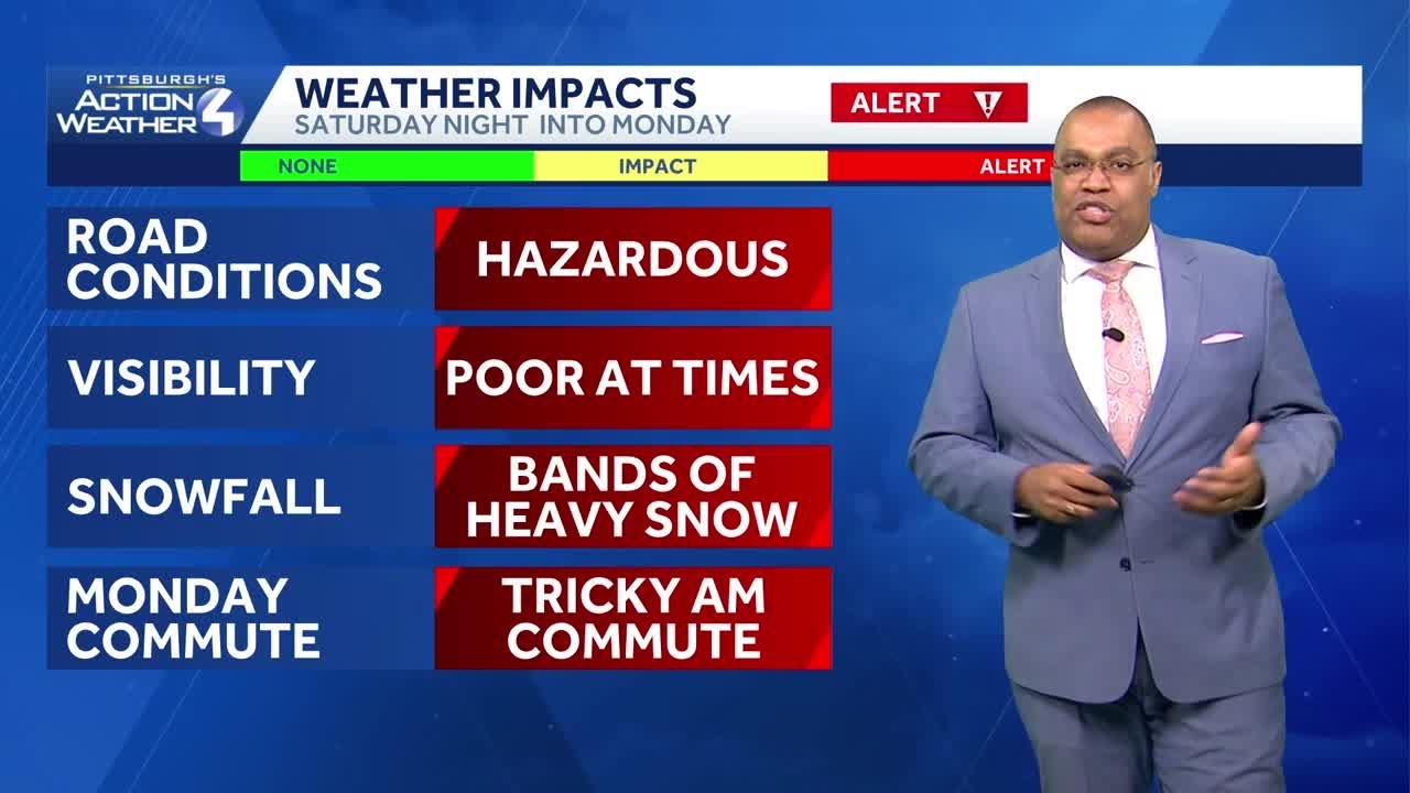 January 23 Forecast: Cold and snow this weekend for Western PA
