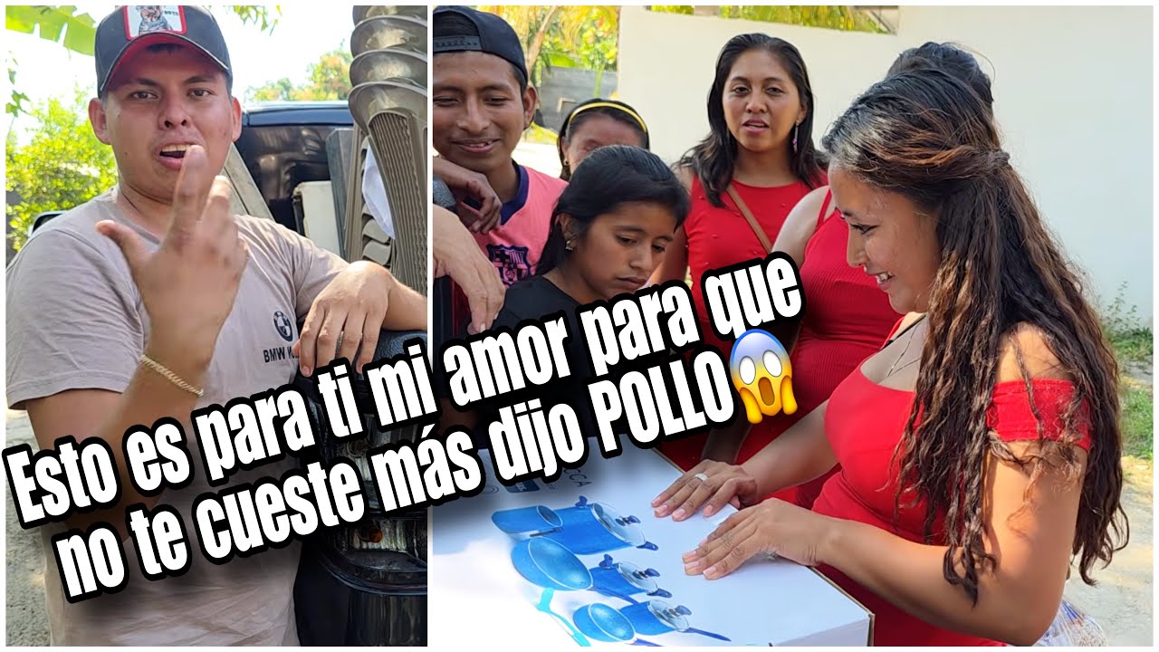 hoy es un día muy especial POLLO sorprende más a YURI enorme regalo😱