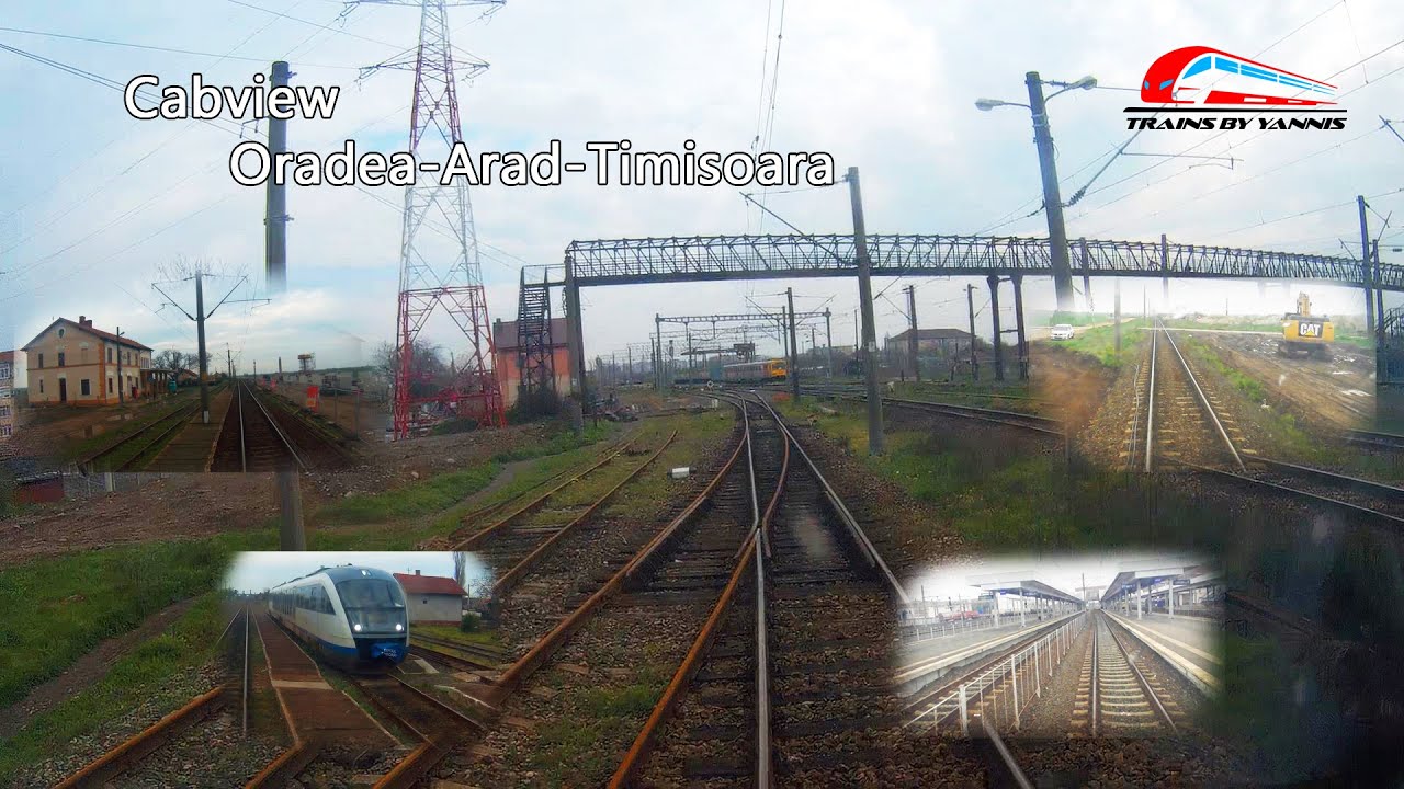 Cabview Oradea - Arad - Timisoara Nord cu Trenul / Vedere din Cabina cu Trenul IR 1539 [FULL] 🚄