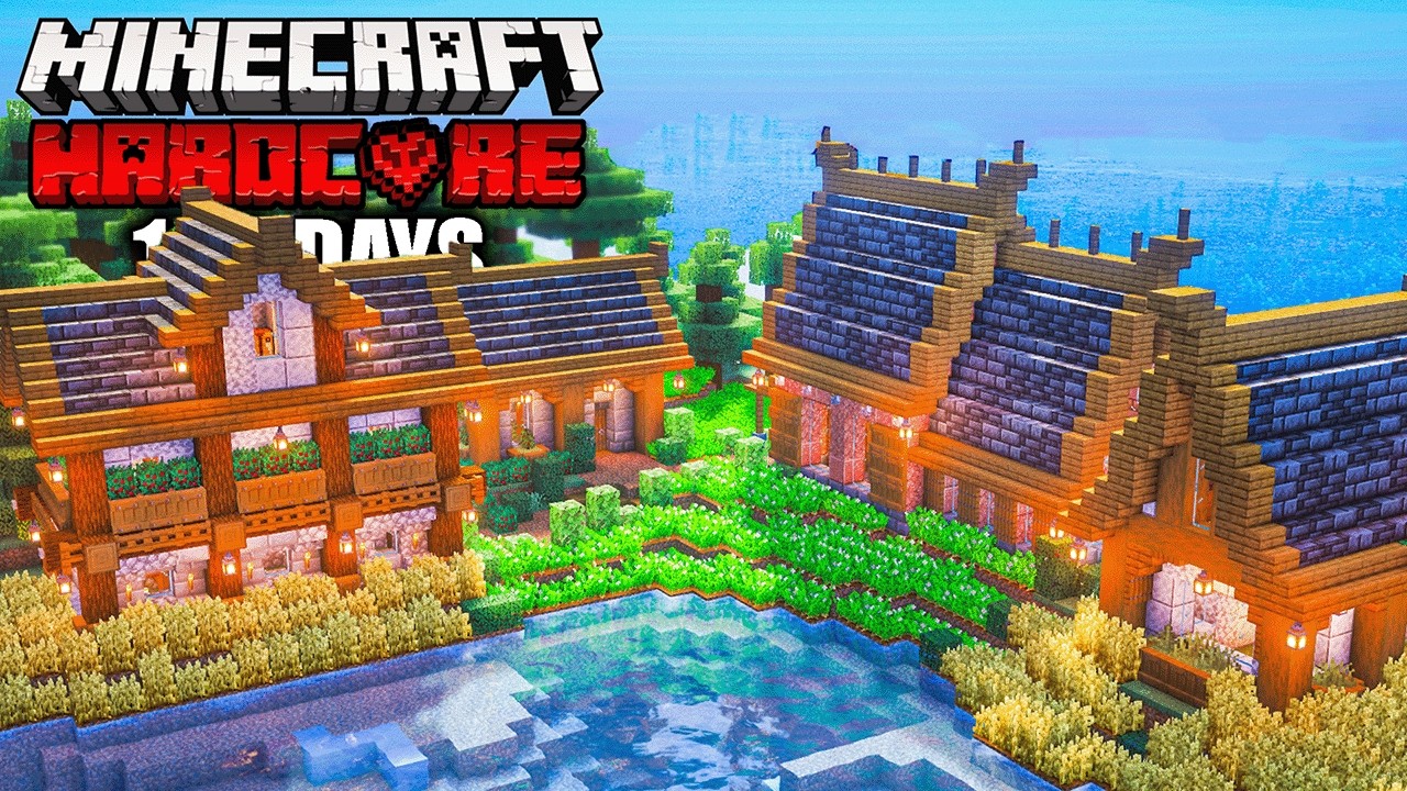100 Days Stranded On A Deserted Island | Minecraft