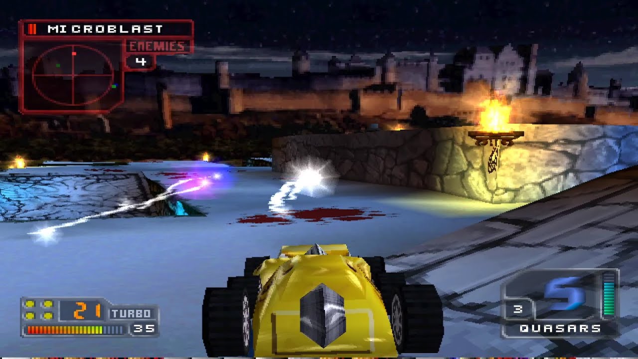 Twisted Metal 4 - Moon Buggy Playthrough - 1080p