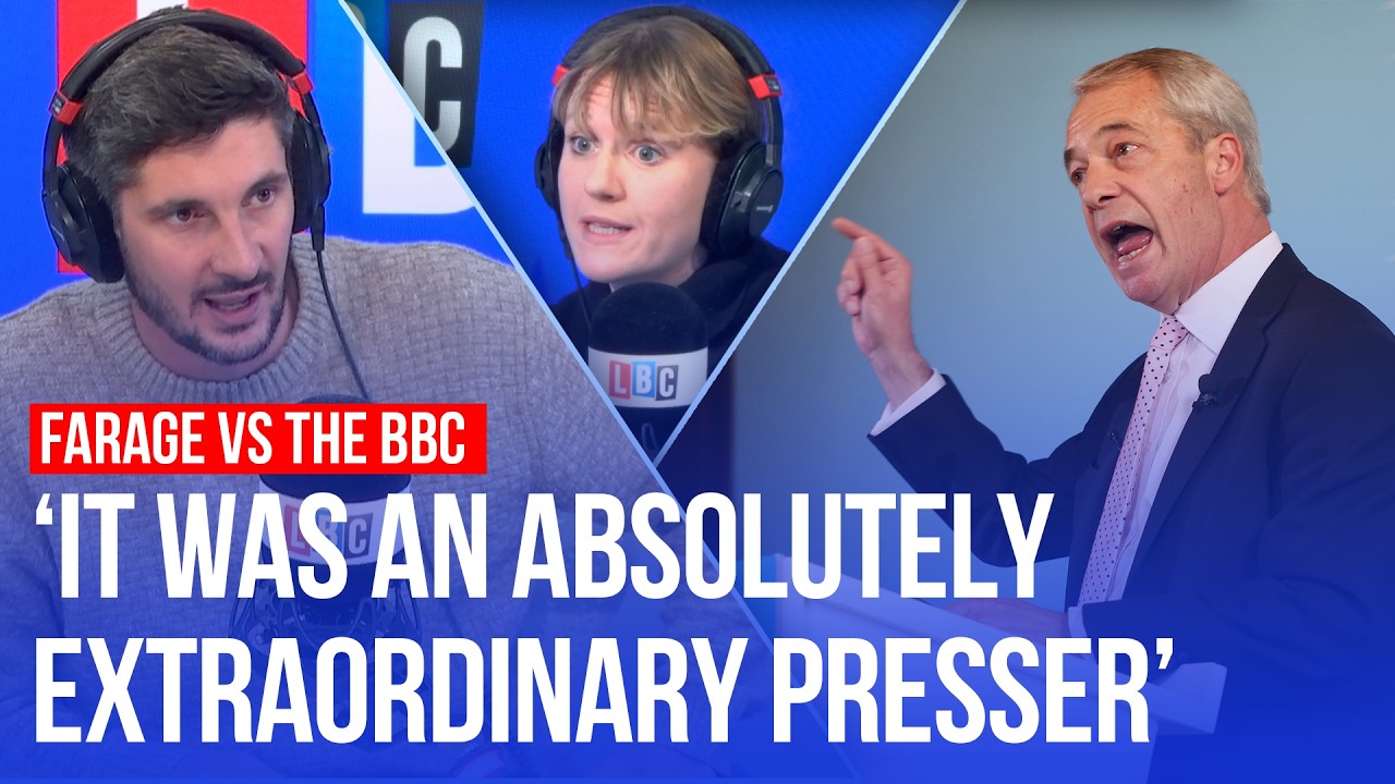 Farage shouts at journalists amid racism allegations