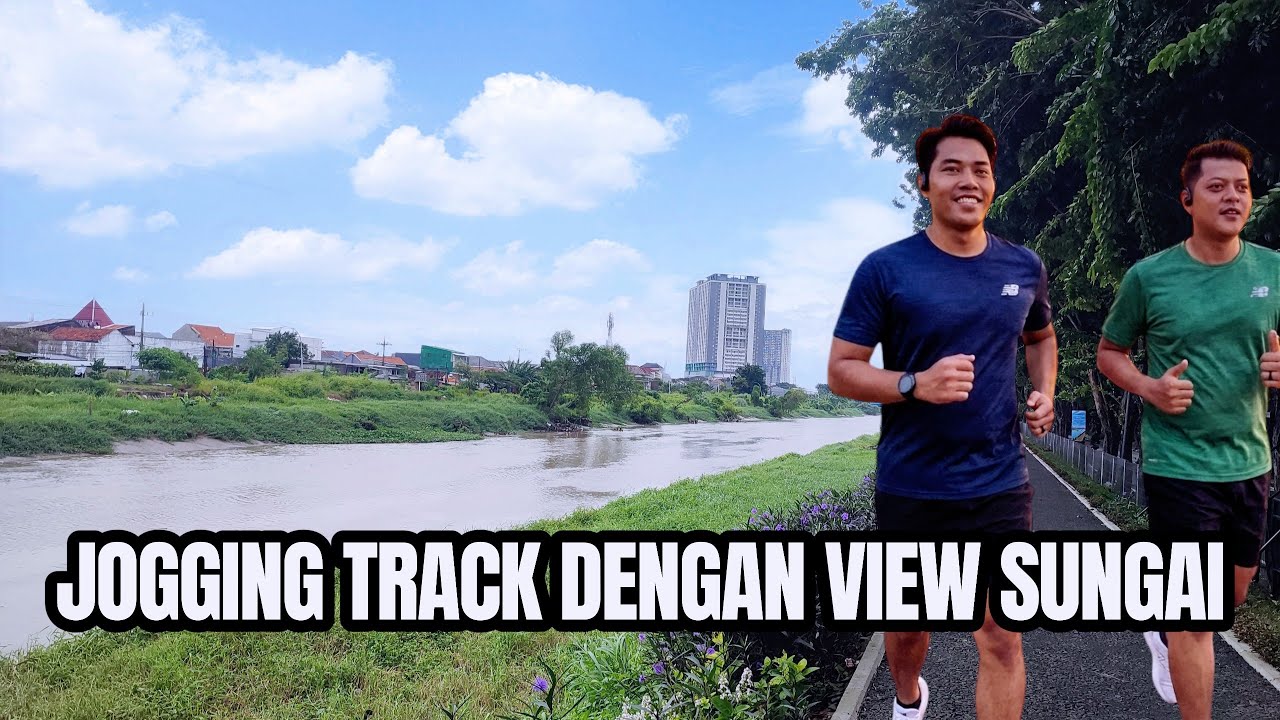 Jogging Track Di Tepi Sungai Jagir Surabaya