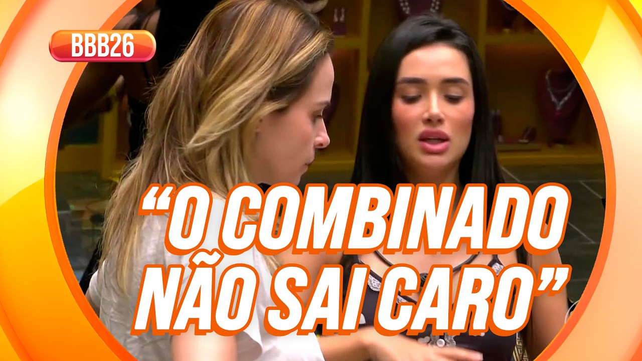 Jordana e Ana Paula fazem BALANÇO SOBRE VOTOS do oitavo Paredão | BBB 26