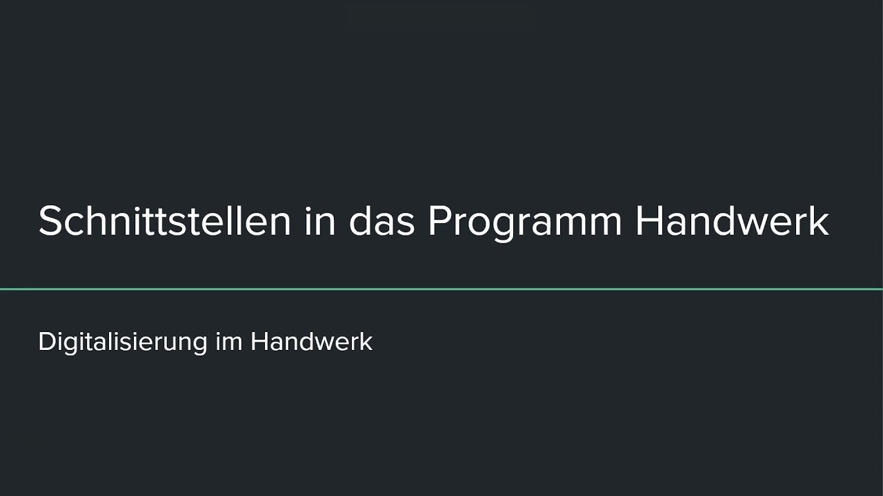 Schnittstellen in 