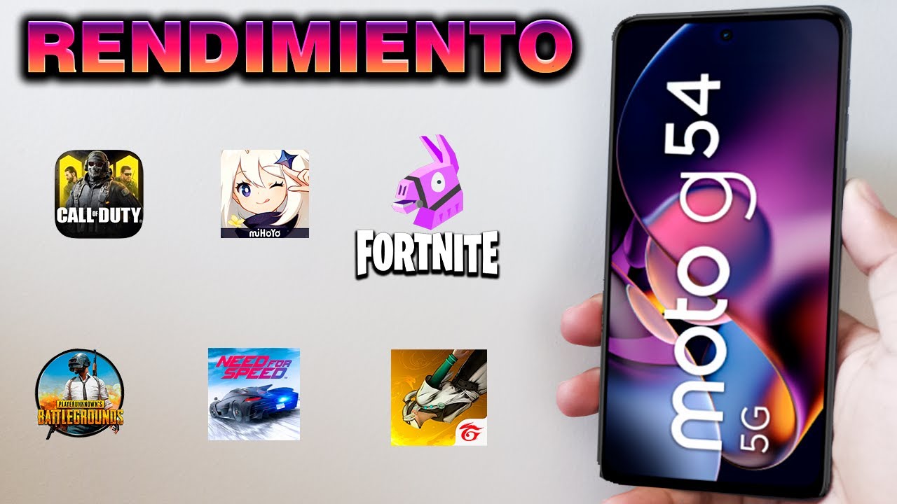 Sirve para GAMING el Motorola Moto G54 5G? | Pruebas de Rendimiento Mediatek Dimensity 7020/8GB RAM