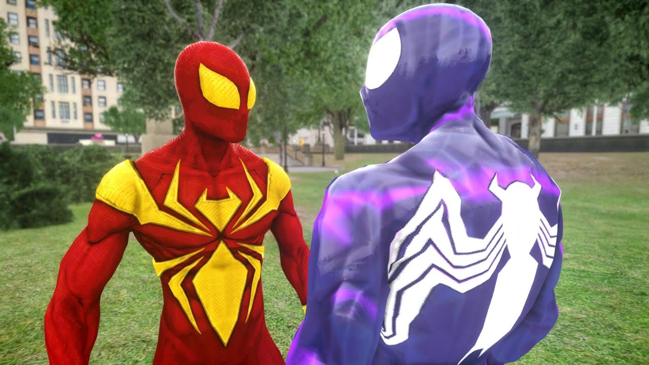 Spiderman (Iron) vs Spiderman ( Ultimate Symbiote)