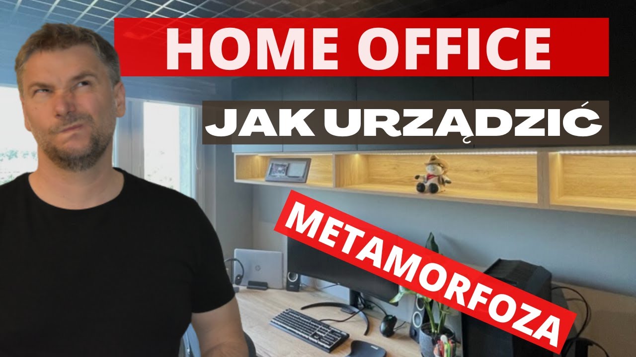Home office w małym Pokoju? Metamorfoza. Biuro w stylu loft