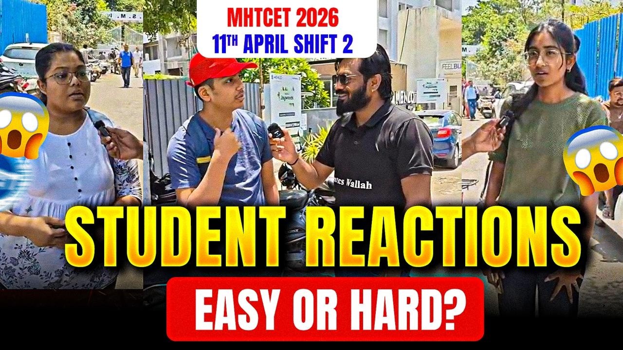 🚨MHTCET Exam Center Se LIVE 🤯 | Real Student Reactions 🚀