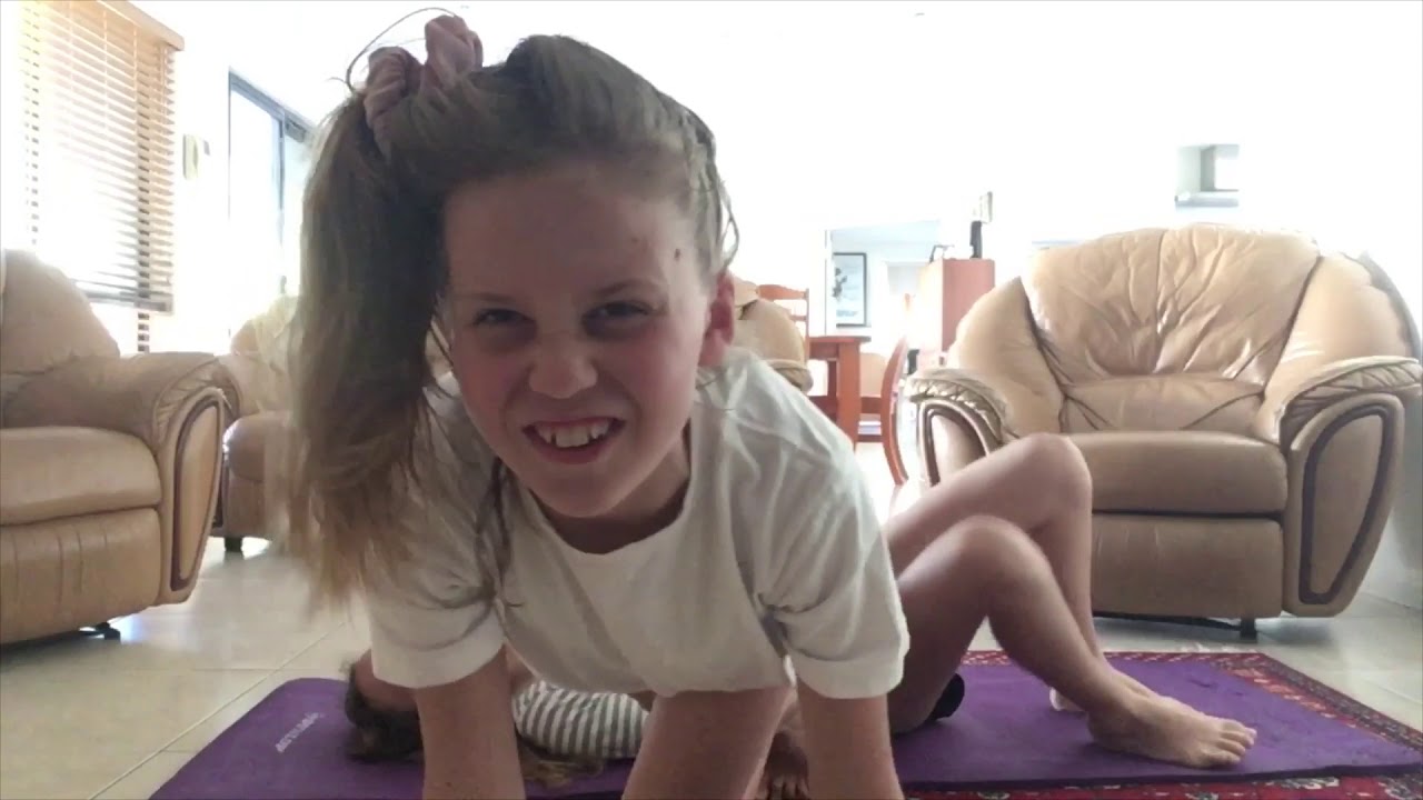 Yoga challenge 😂🧡