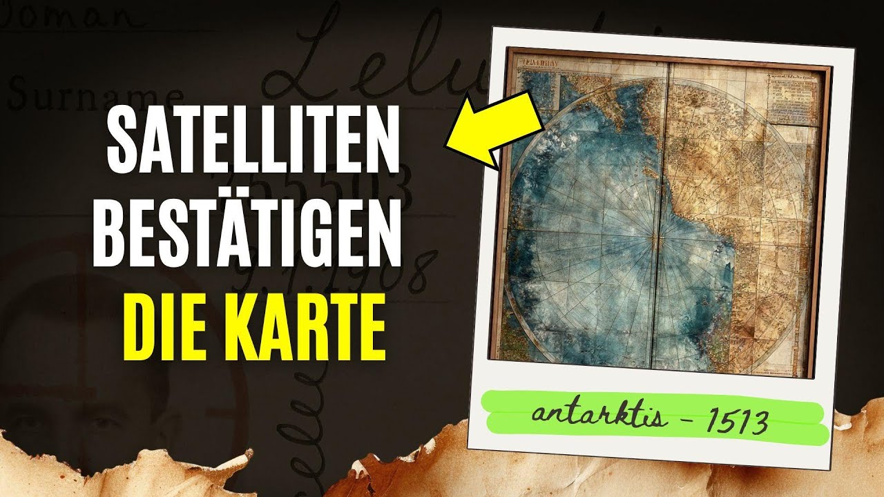 Eine 1513-Karte Zeigt Die Antarktis Ohne Eis. NASA-Satelliten Haben Es Gerade BEST&Auml;TIGT.