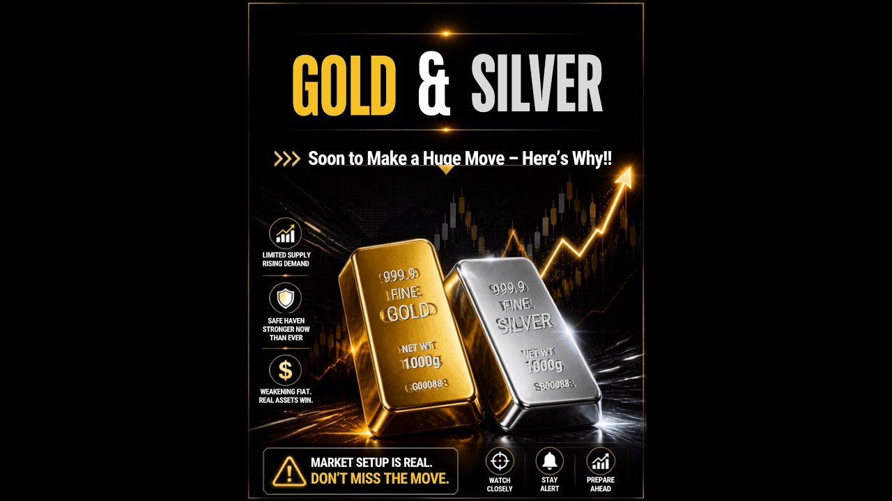 Both #GOLD and #SILVER Soon to Make a Huge Move- Here's Why!!