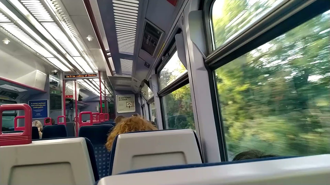 GWR Train Ride | Visuals and Sounds | Reigate to Dorking Deepdene