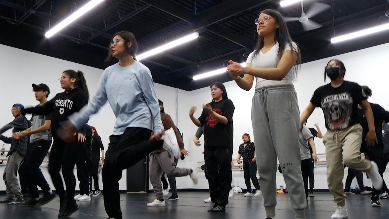 Indigenous Youth Prepare for a Dance Showcase