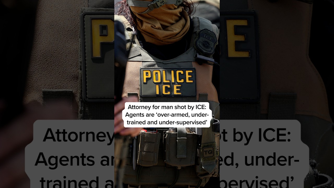 Attorney for man shot by ICE: Agents are 'over-armed, under-trained and under-supervised'