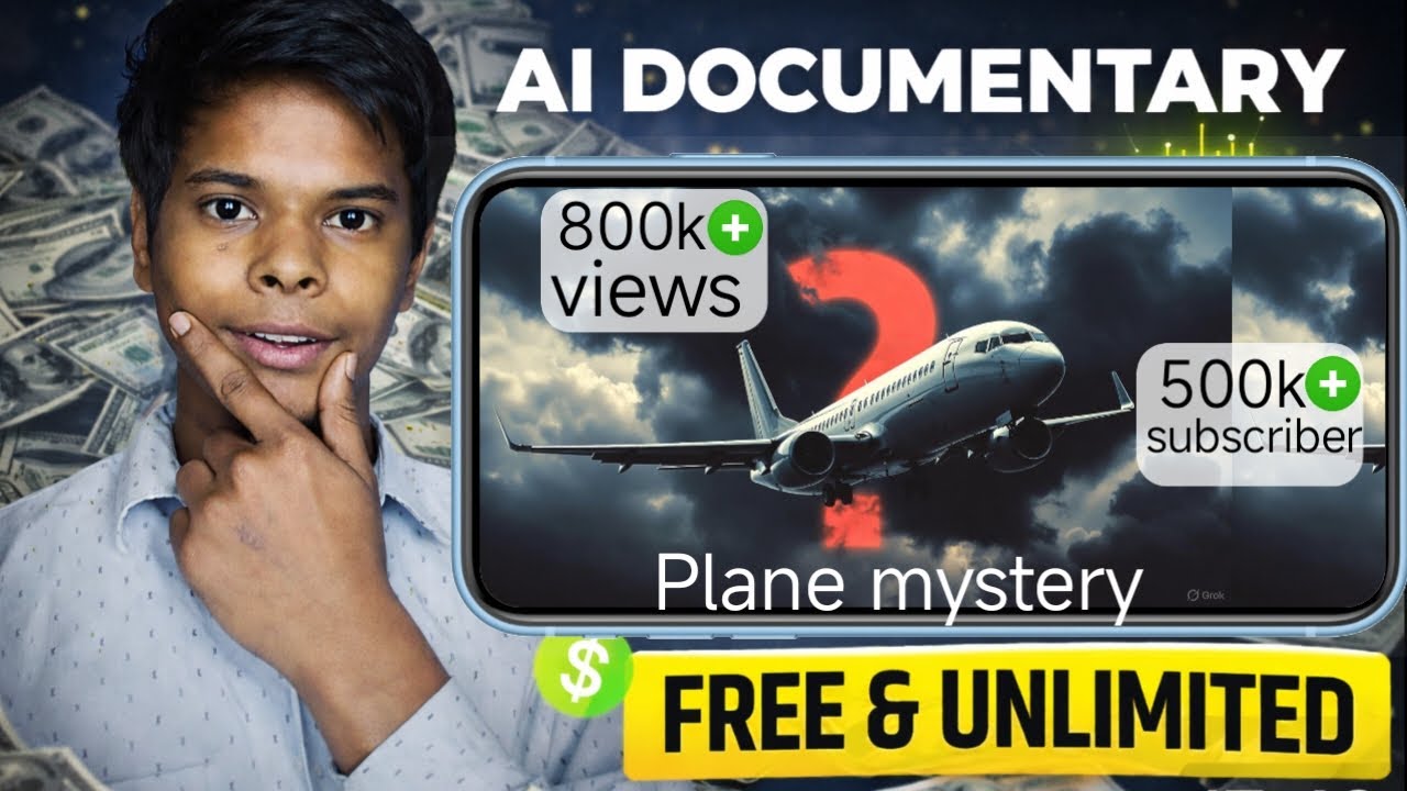 ai se documentary video kaise banaye ||plane mistery video kaise banaye||Tech Hindi ✈️🛫