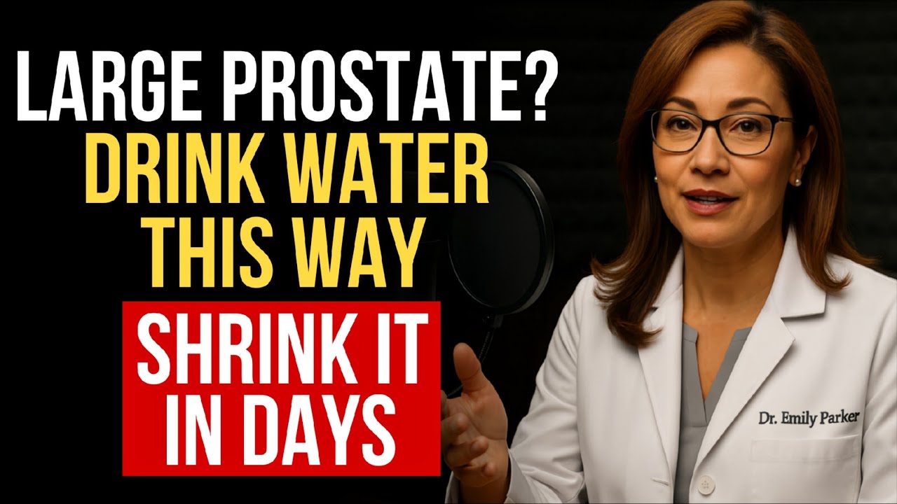 Urologist: Drink Water THIS Way To Shrink Your Prostate (And Fix Urine Dribble) After 60