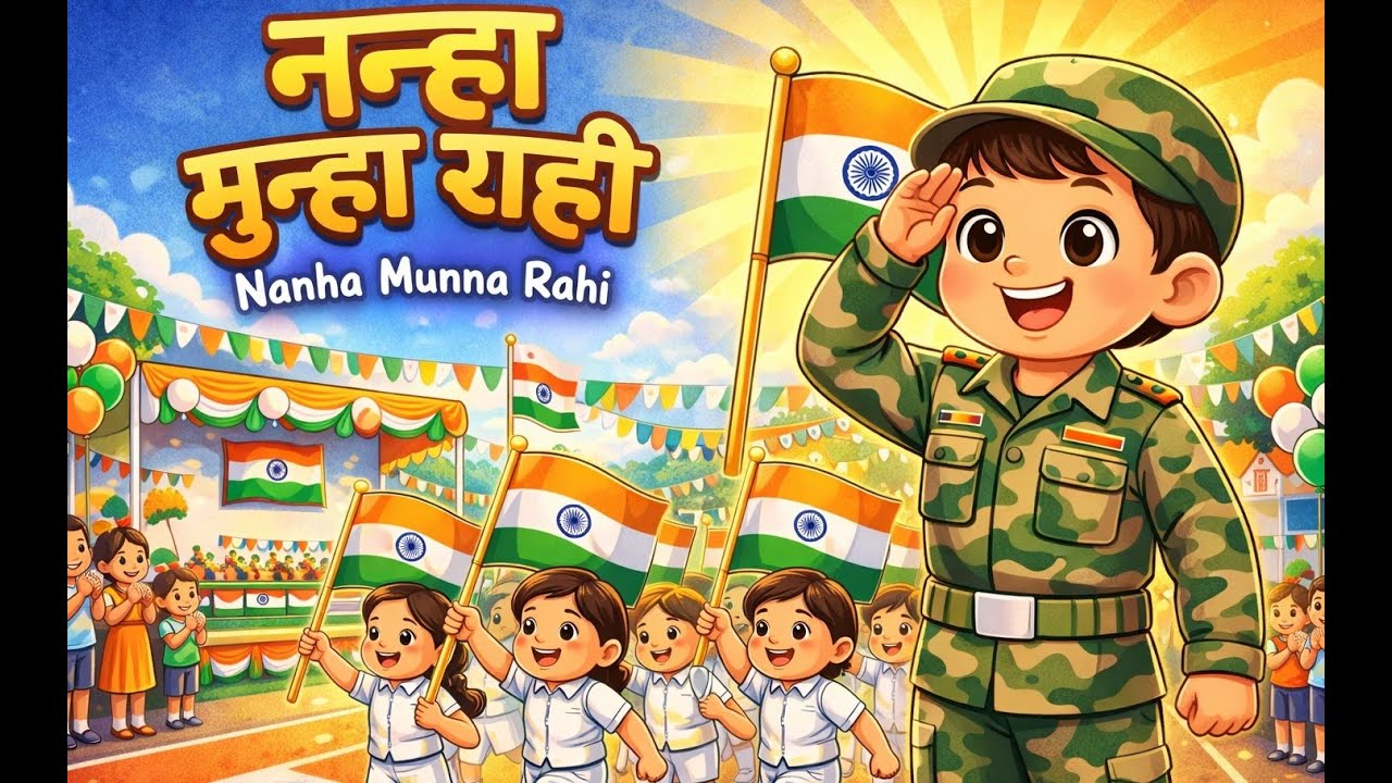 Nanha Munna Rahi Hoon | independence day 2026 | Popular Indian Patriotic Hindi song | pillowpop