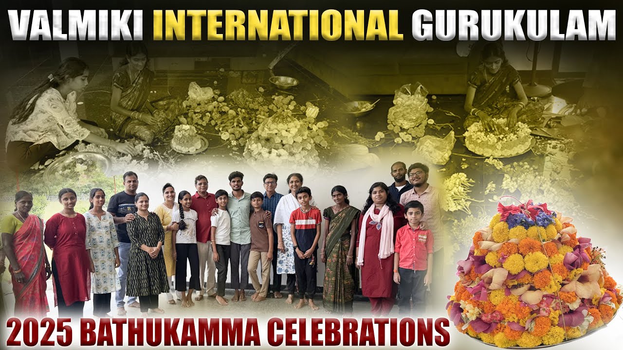 2025 Bathukamma Celebrations & Valmiki International Gurukulam