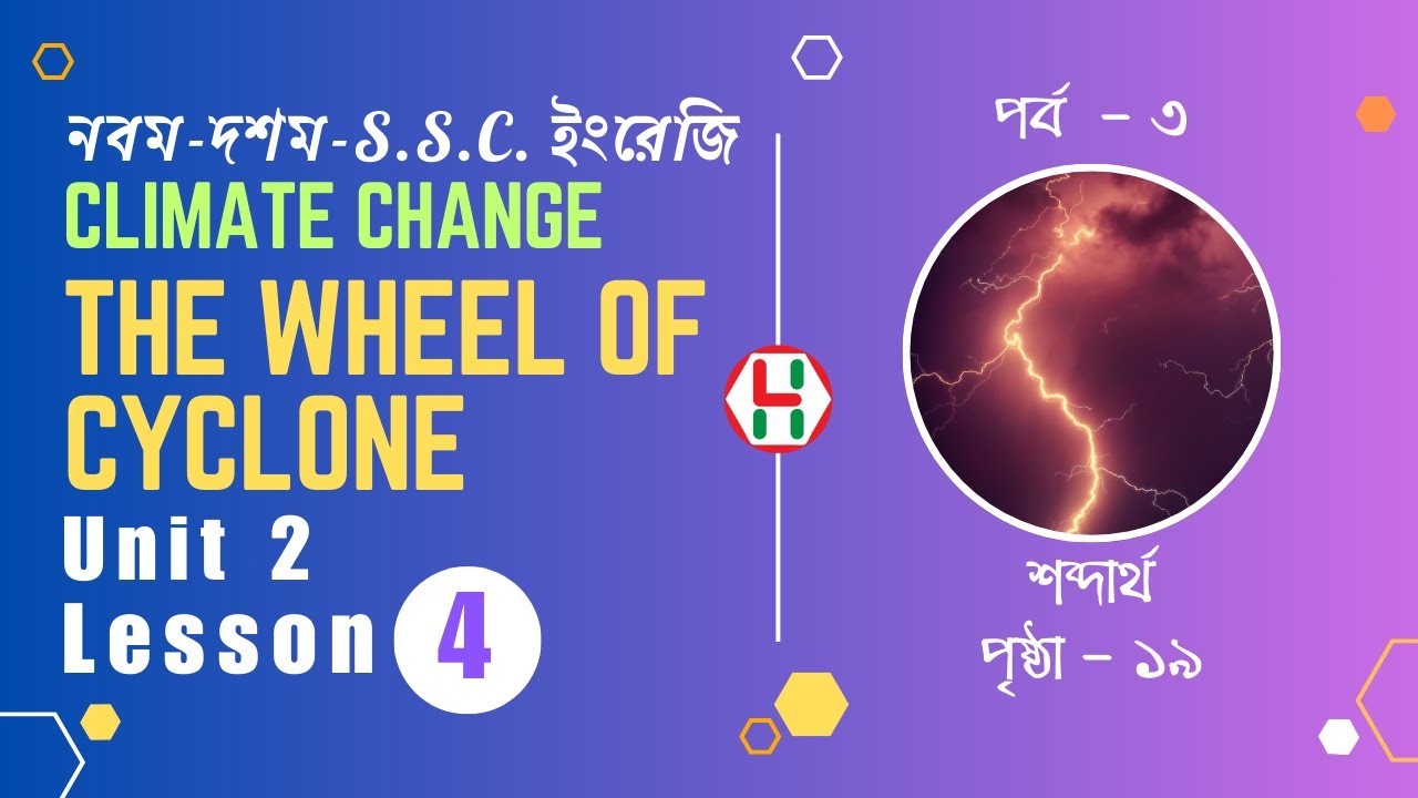 Class 9-10 English Unit 2 Lesson 4 The Wheel of Cyclone | SSC Exam English 1st Paper - Page 19