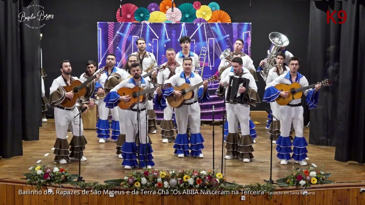 Os ABBA Nasceram na Terceira - Bailinho dos Rapazes de São Mateus e Terra Chã a atuar em S. Bárbara