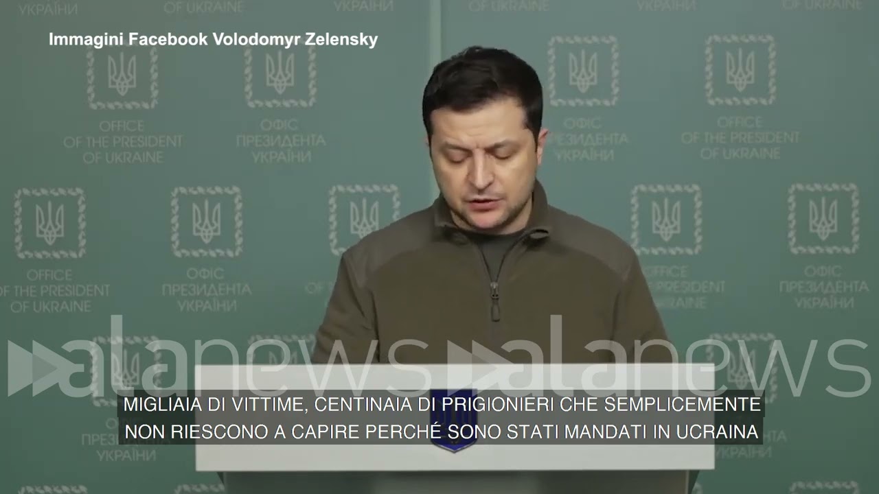 Ucraina, Zelensky si rivolge ai russi: 