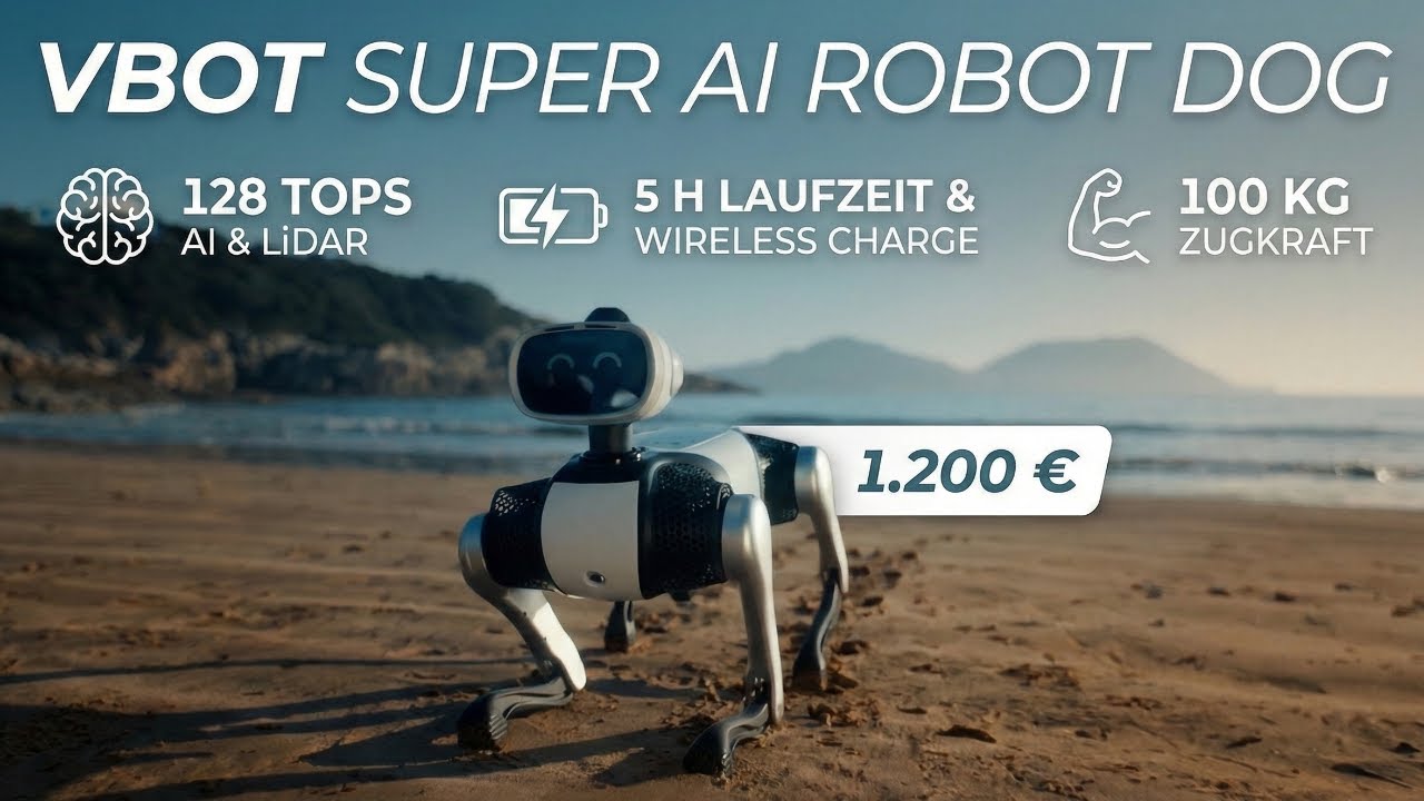 Vbot Super AI Robot Dog &ndash; Chinas smarter Robo-Hund f&uuml;r 1.200 &euro;