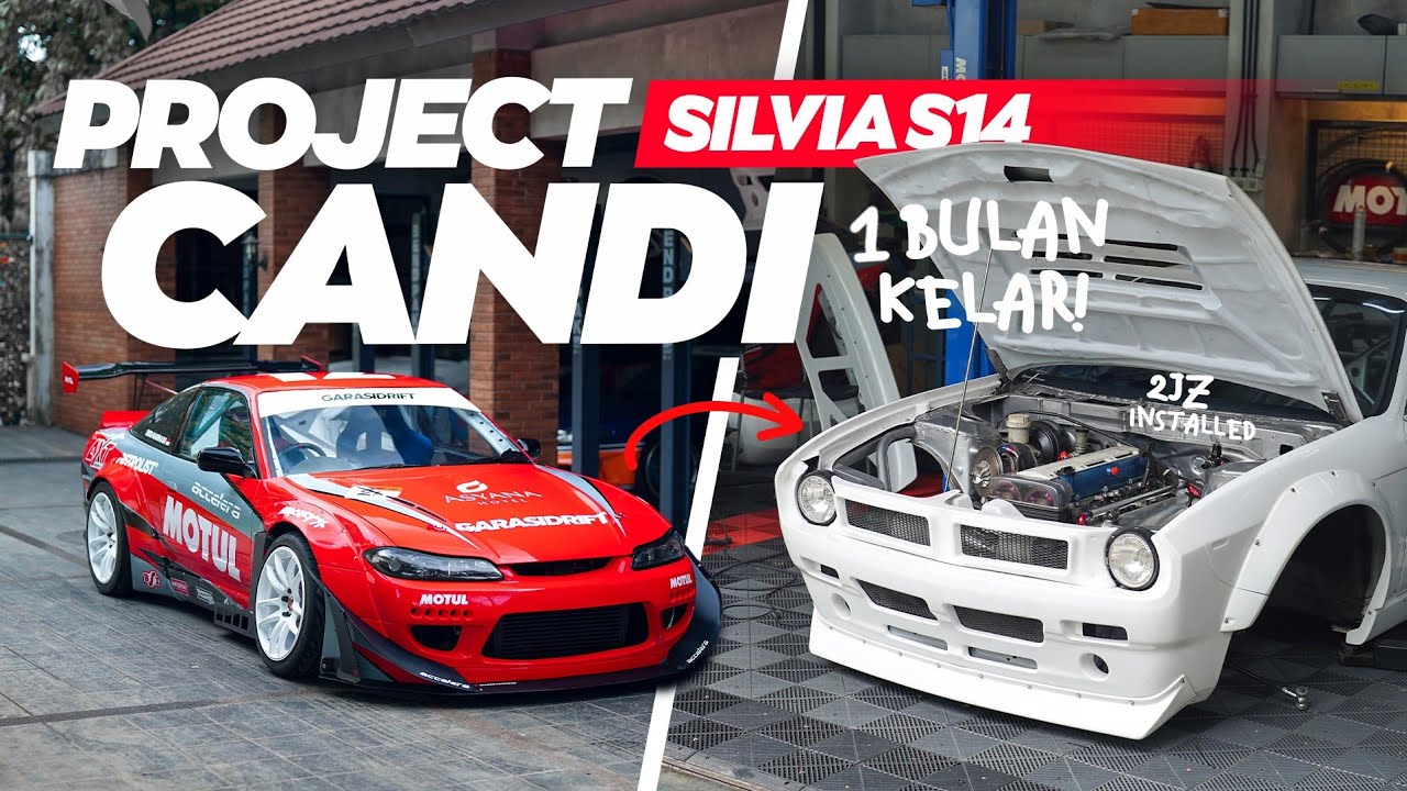 Bangun Mobil Drift 1 Bulan! | Silvia S14 Rocket Bunny 2JZ
