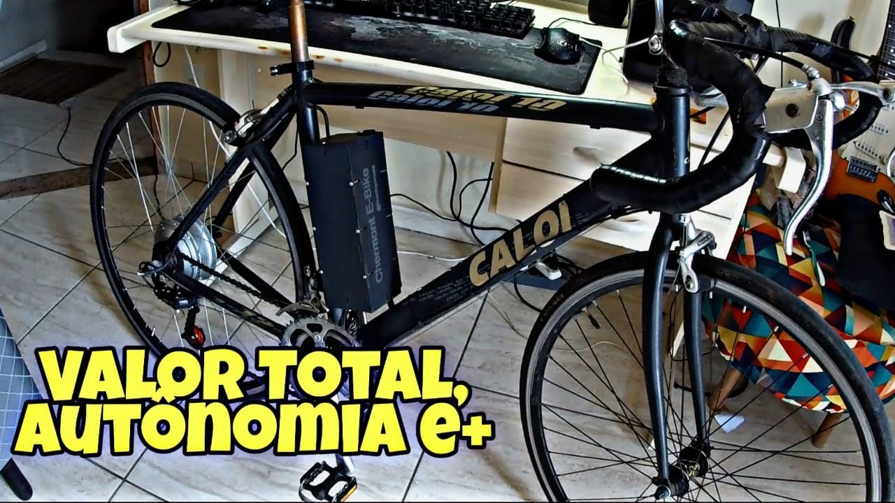 TUDO SOBRE A BIKE ELÉTRICA QUE EU FIZ EM CASA| Caloi 10 240W (Montada Durante a P4NDEMI4)