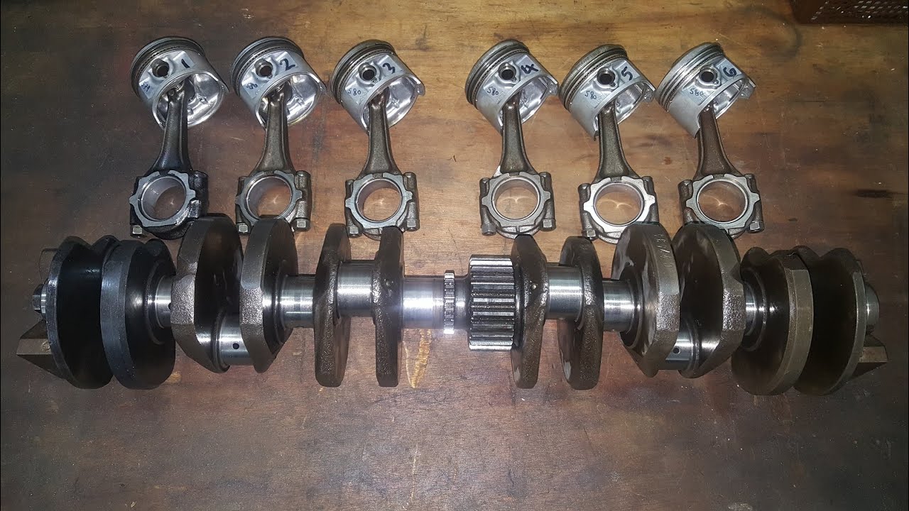 CBX Engine strip and rebuild Pt3. Selecting bearings and balancing con rods with matched pistons.