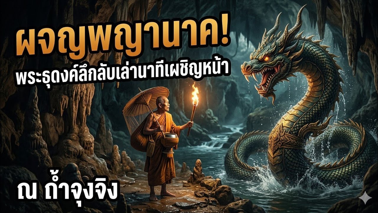 ผจญพญานาค..พระธุดงค์ลึกลับเล่านาทีเผชิญหน้า ณ ถ้ำจุงจิง